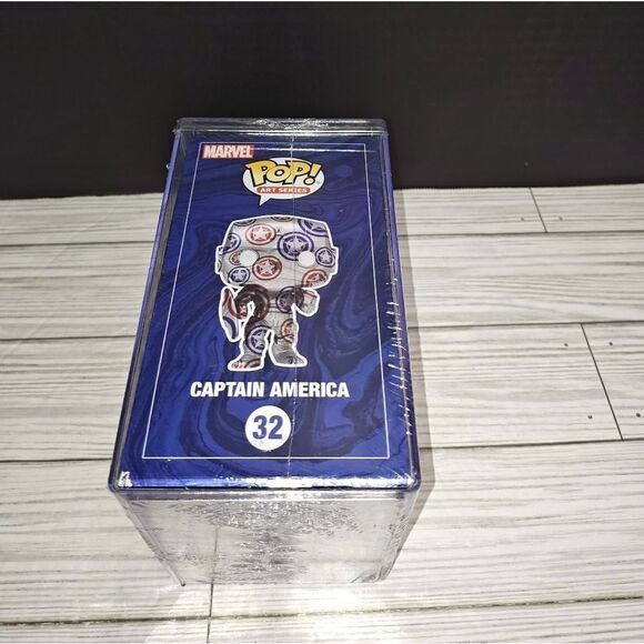 Funko Pop! Art Series: Marvel Avengers - Captain America #32 - Target Exclusive - Picture 8 of 11